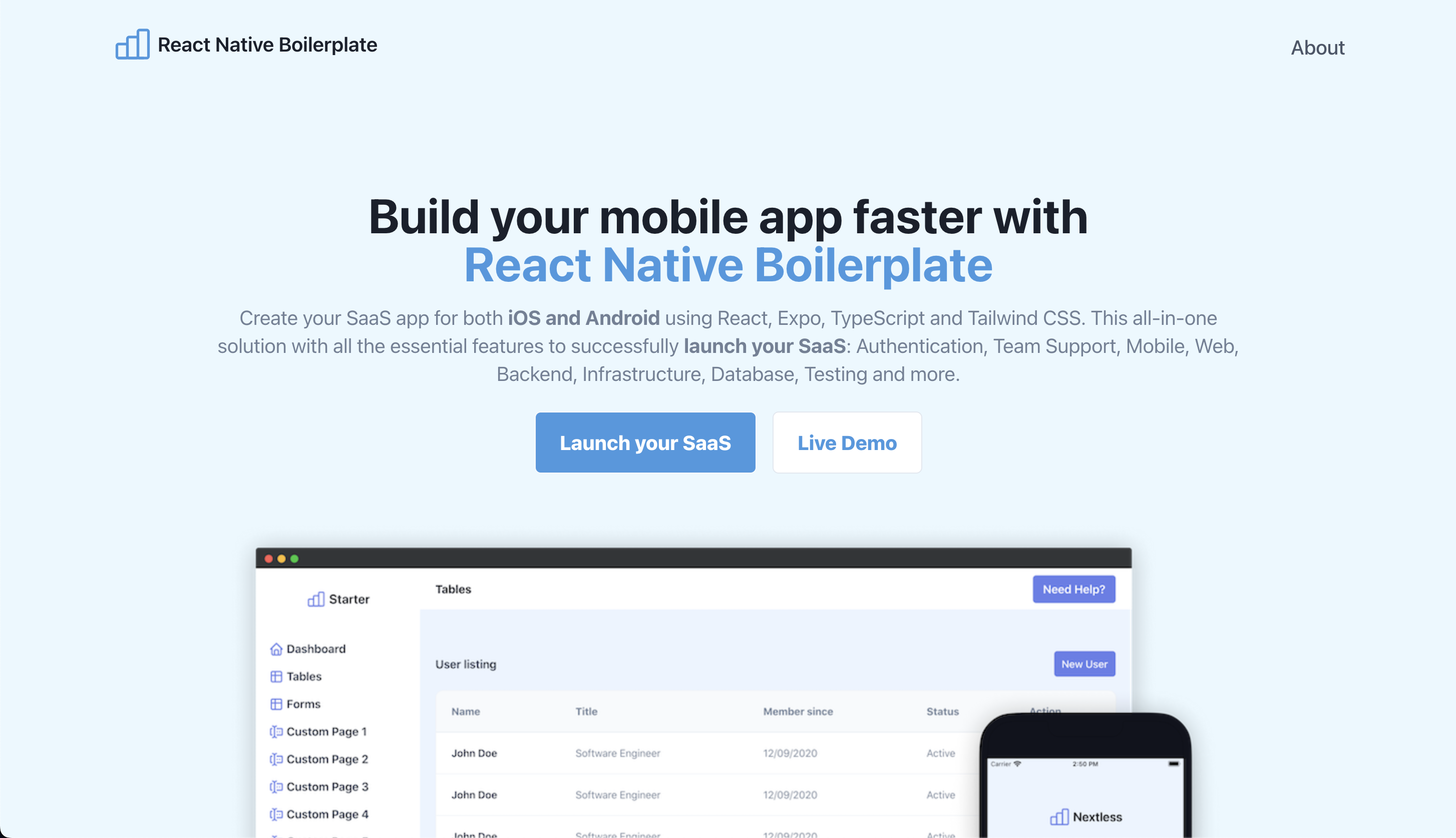 React Native Boilerplate