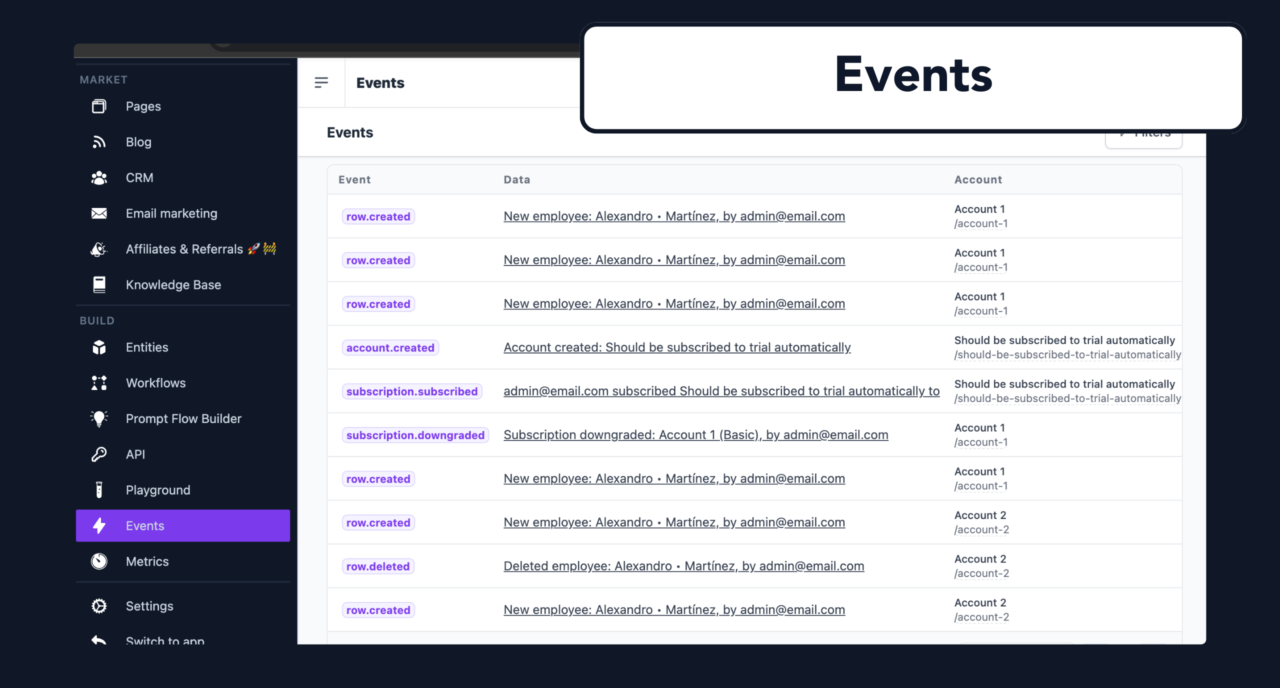 SaasRock Events