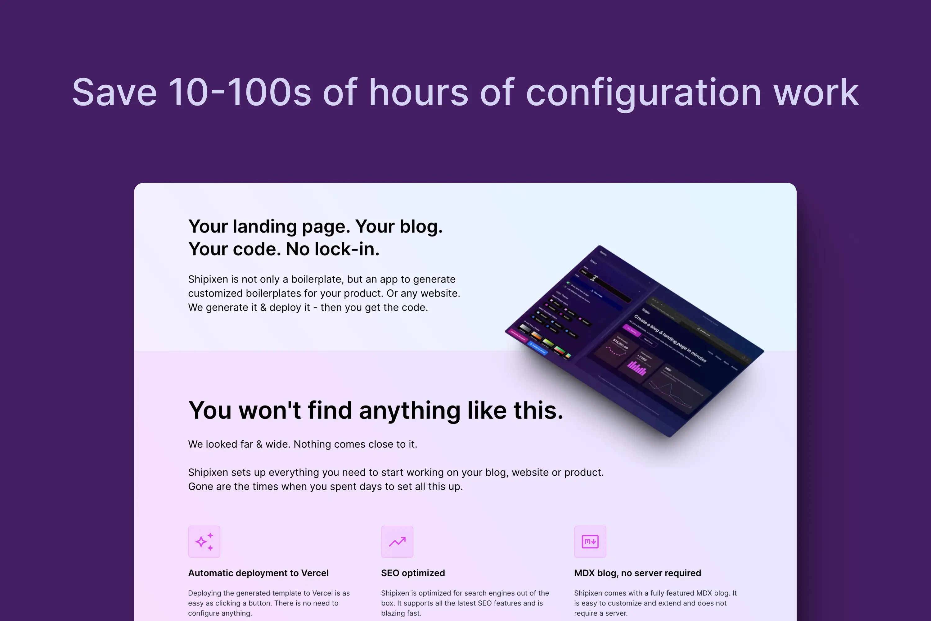 Shipixen configuration